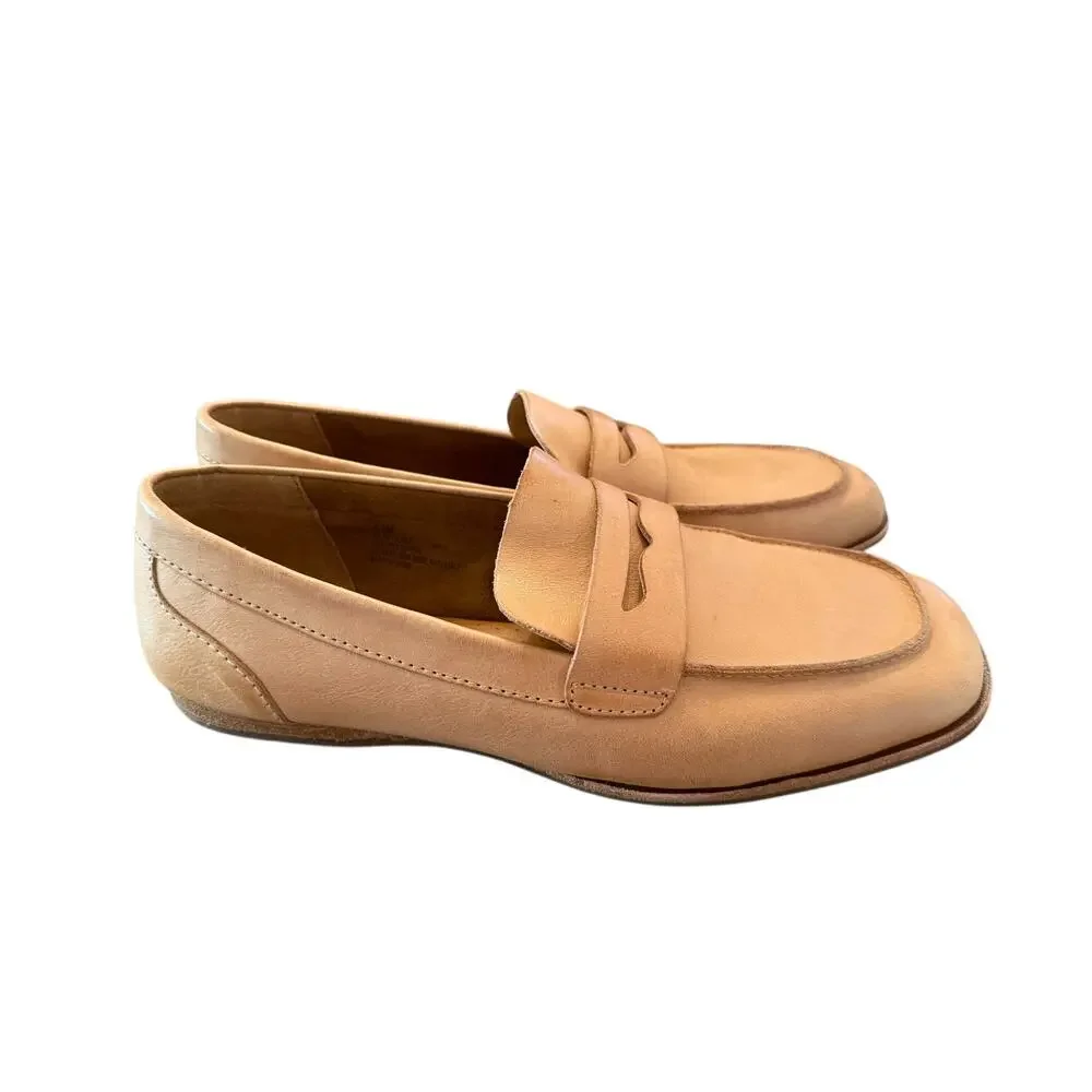 Kork-Ease Women's Light Brown Pisa Vacchetta Slip On Loafers Size 9.5 M